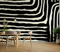 Bold stripe wall design

