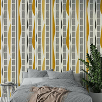 Contemporary abstract wall design
