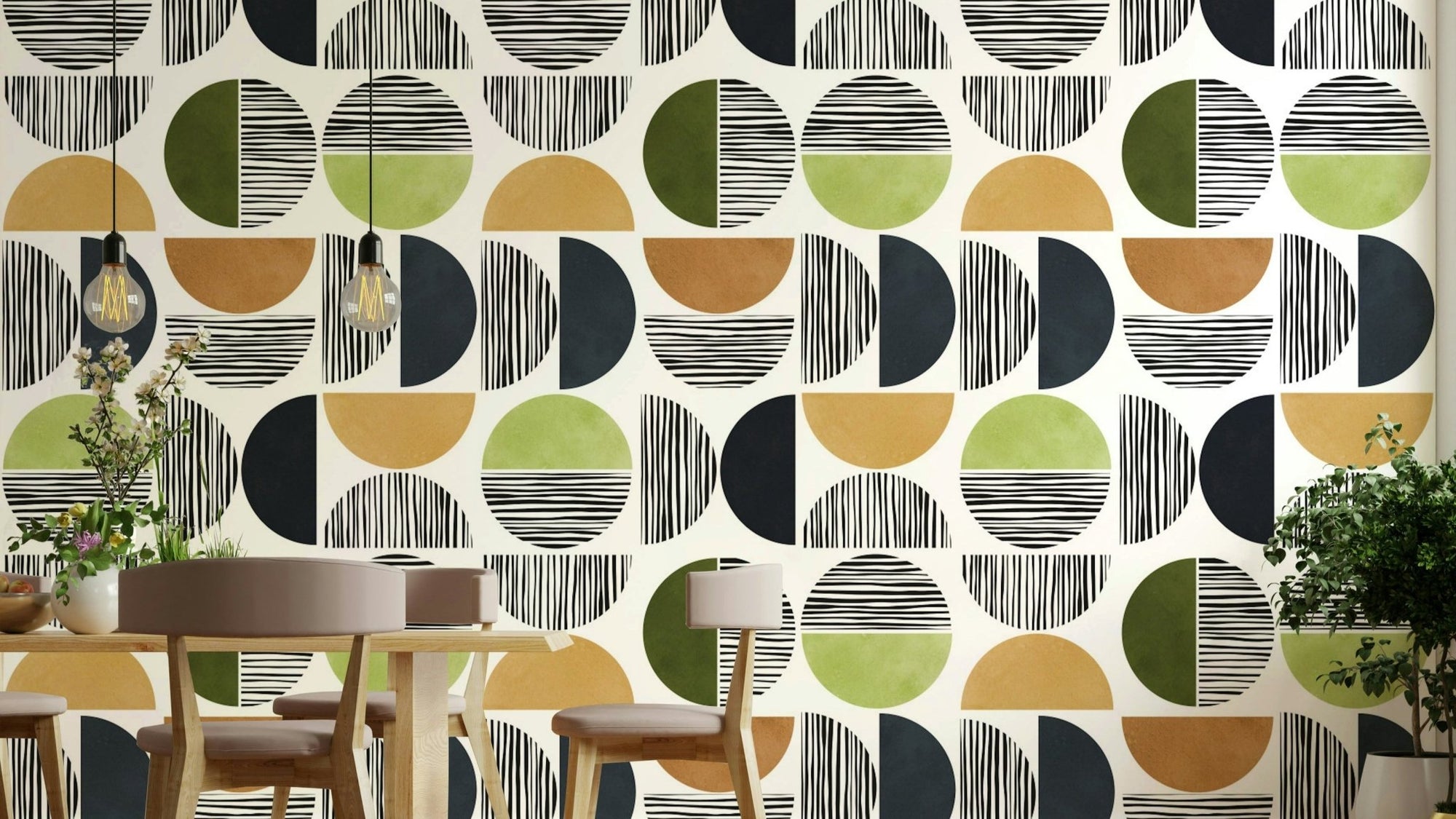The color palette is warm and inviting, with shades of terracotta, beige, and yellow. GD3378

