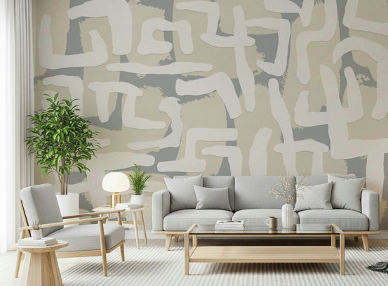 Sophisticated Abstract Terrain wallpaper for a professional studio setup., GD7604