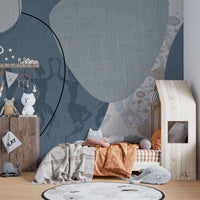 Cultural dance-inspired wallpaper print
