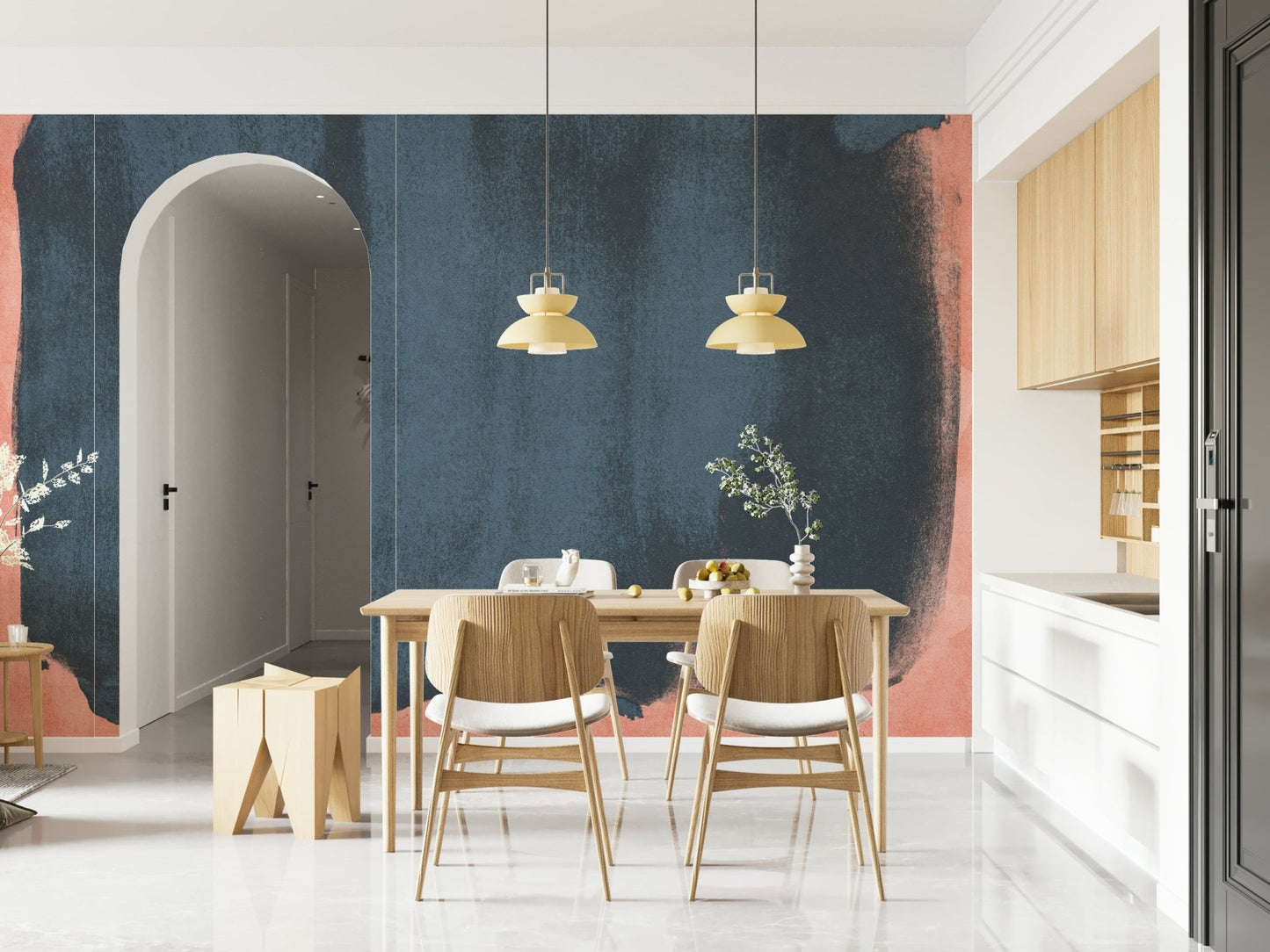 Abstract Wash Wall Mural -2583414