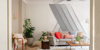Abstract stripe wall mural
