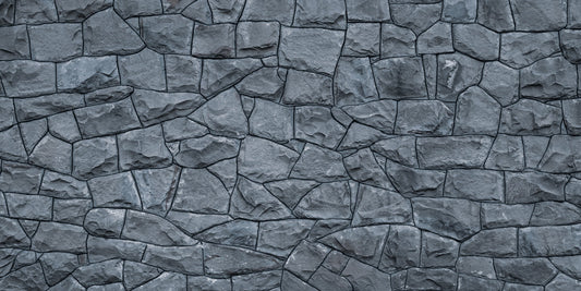 Slate Grey Rocky Wallpaper Mural