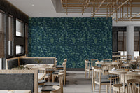 Elegant Abyssal Swirl Wall Art Mural
