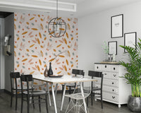 Gentle scattered Acorn Whispers Wallpaper elements backdrop.