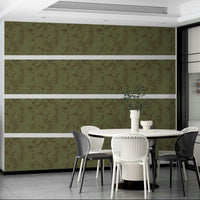 Modern acrylic abstract camo wall design

