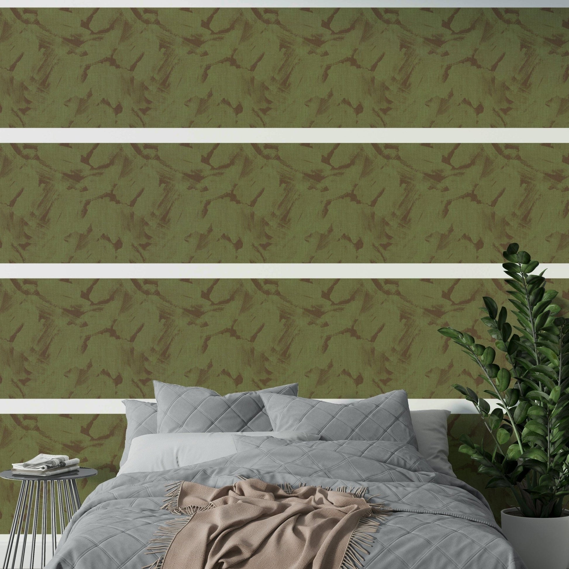 Unique textured brushstroke camo wallpaper

