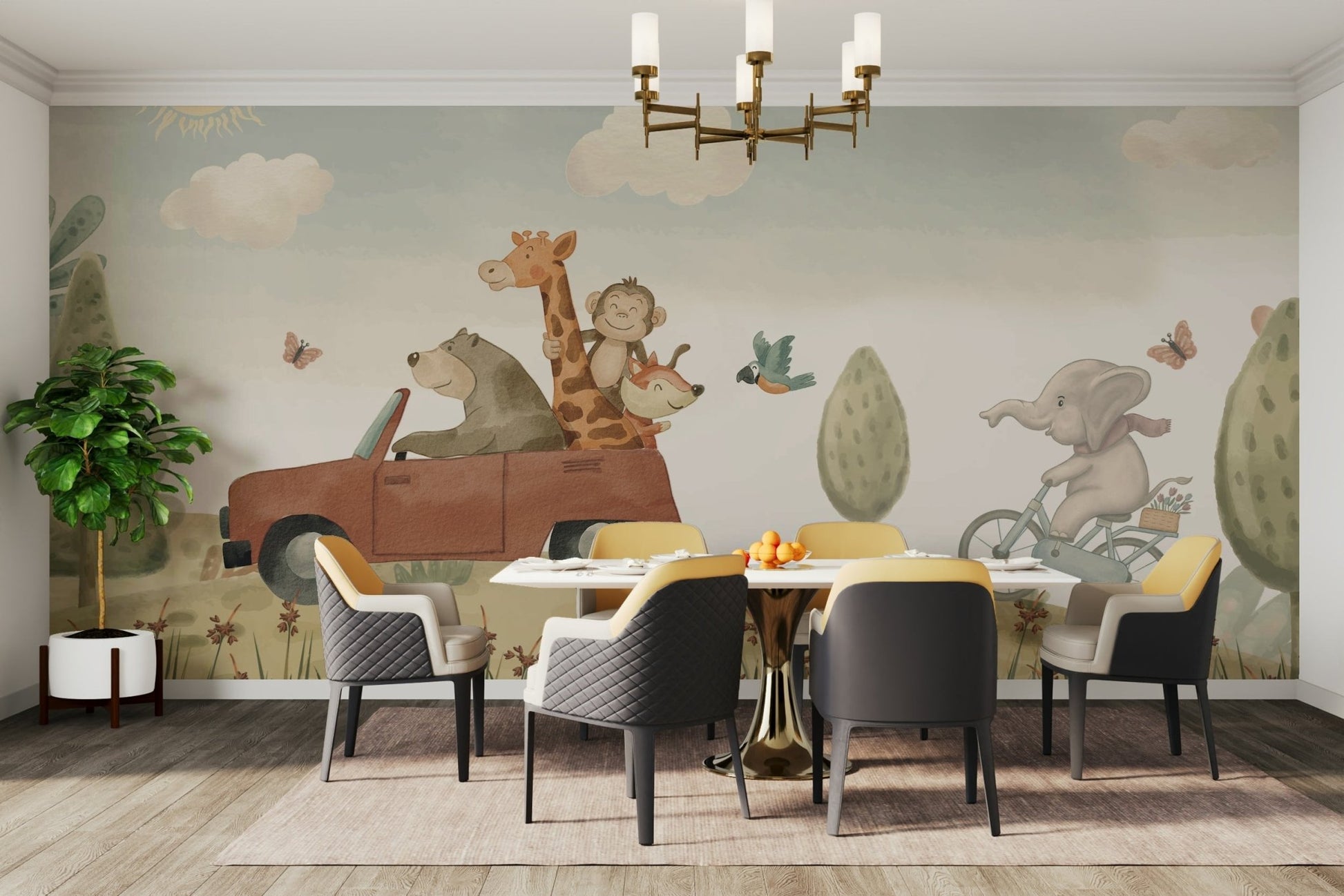 Adventure Awaits! Wall Mural