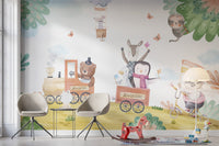Vibrant Adventure Land Wall Mural