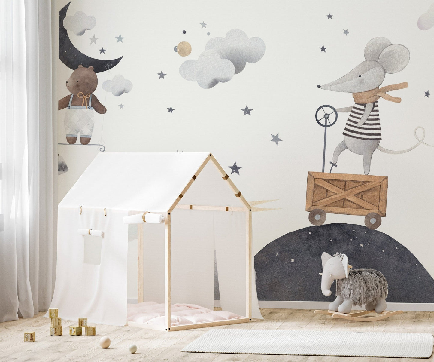 Adventure in the Sky Kids Wallpaper Mural