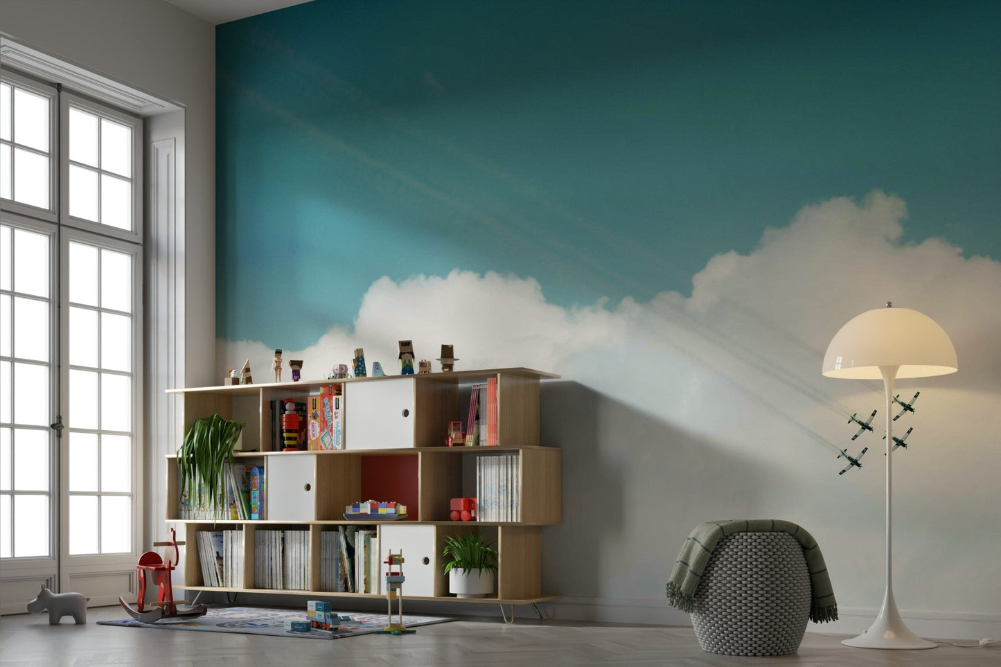 Aerial Show III Wall Mural