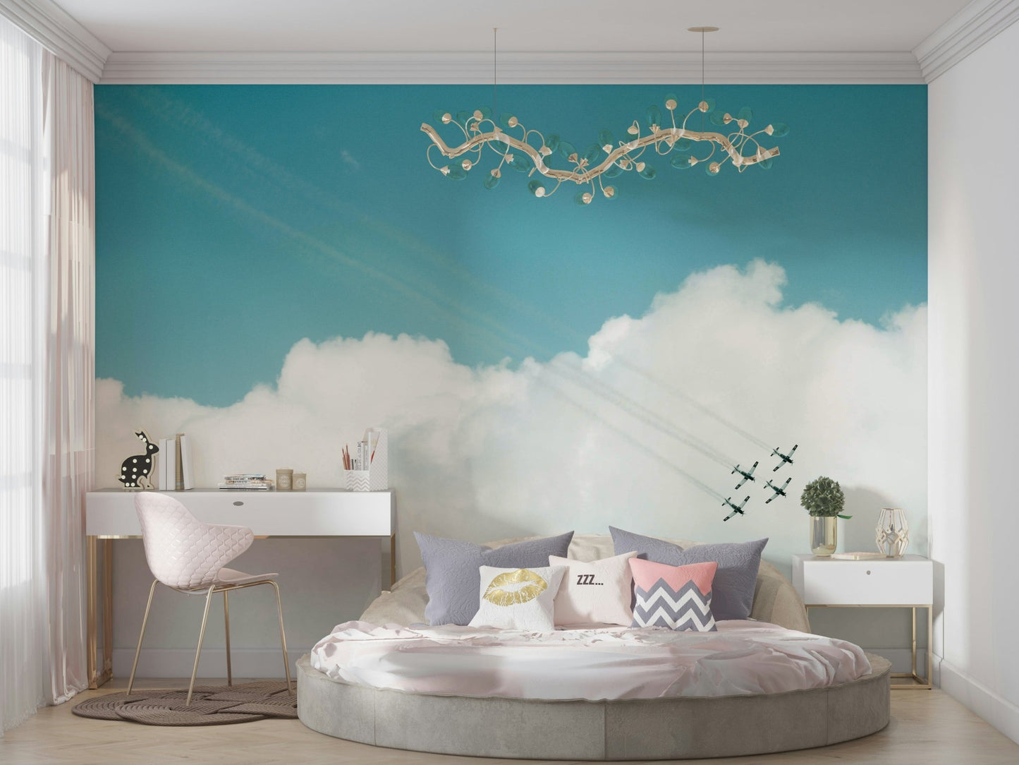 Aerial Show III Wall Mural