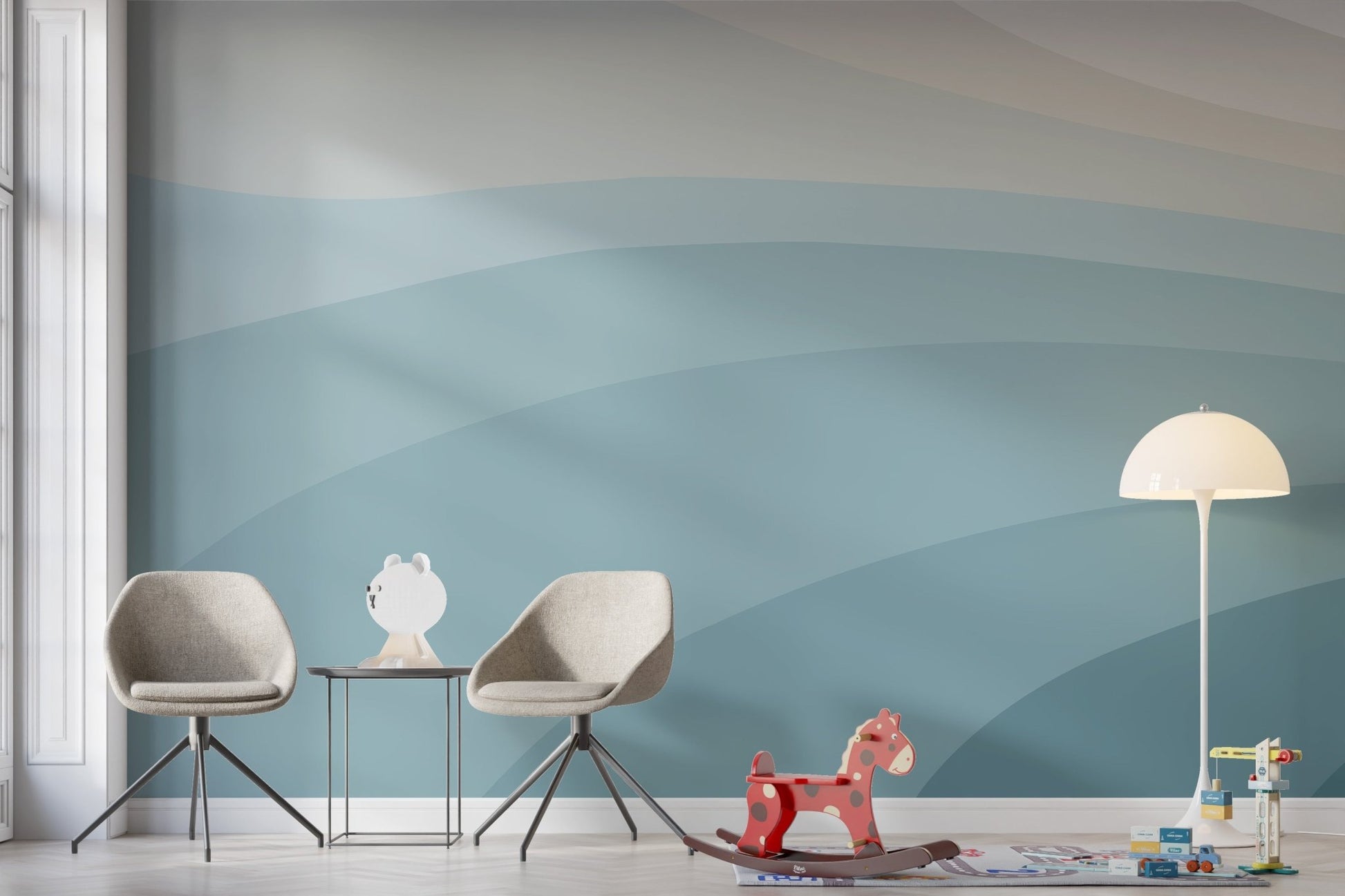 Tranquil Blue Gradient Wall Decor C203
