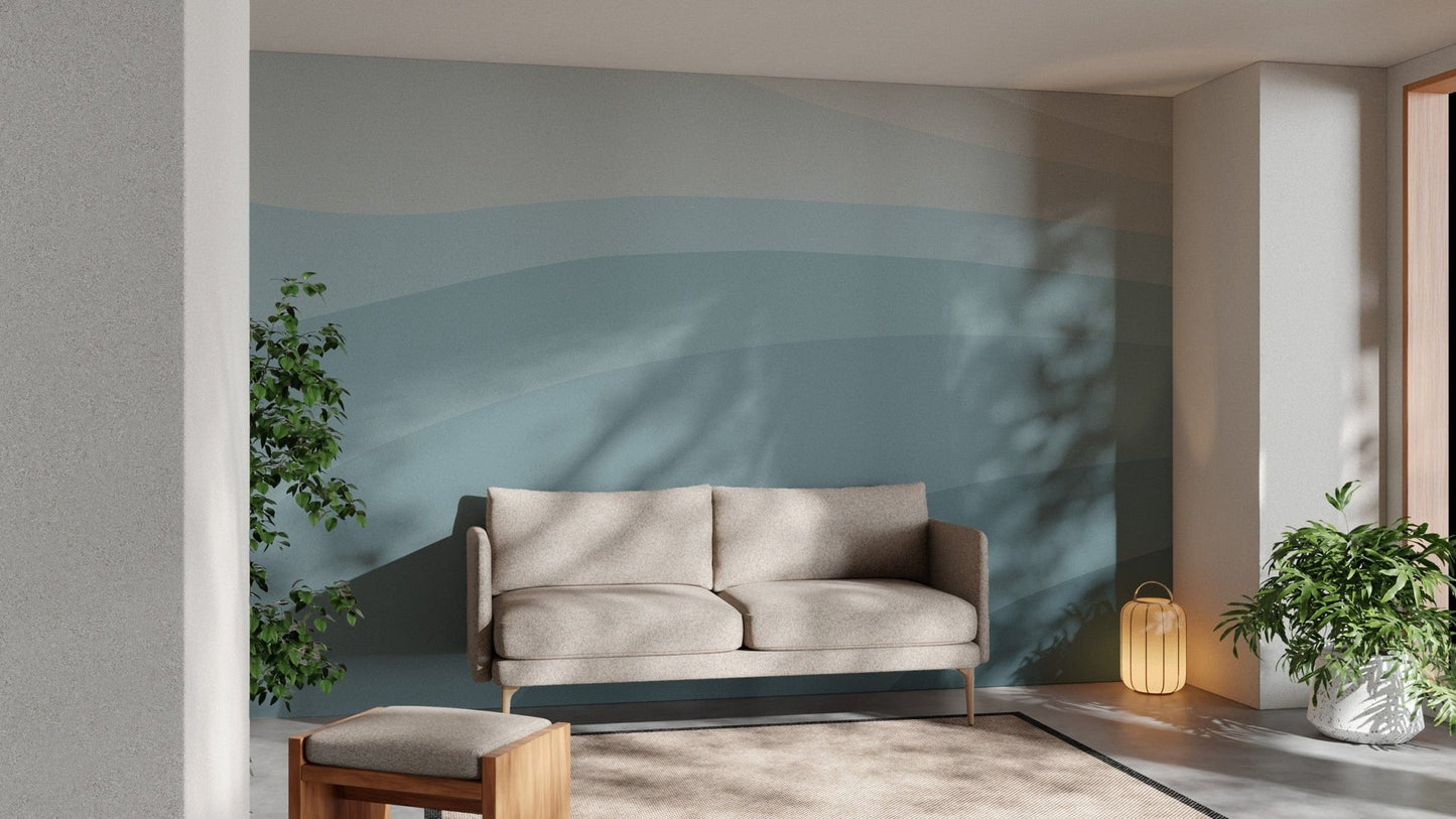 Minimalist Blue Wall Art C203

