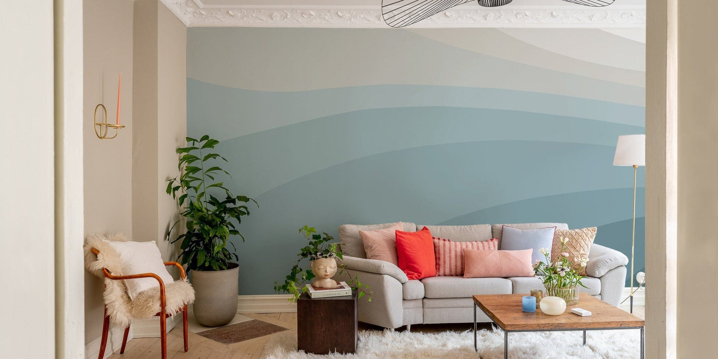 Modern Blue Artistic Wall Decor C203

