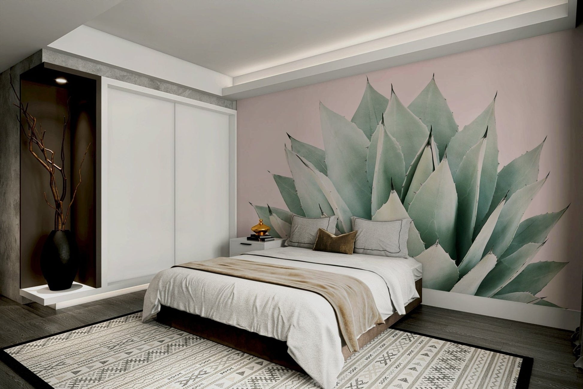 Agave cactus photo for wall decor GD289

