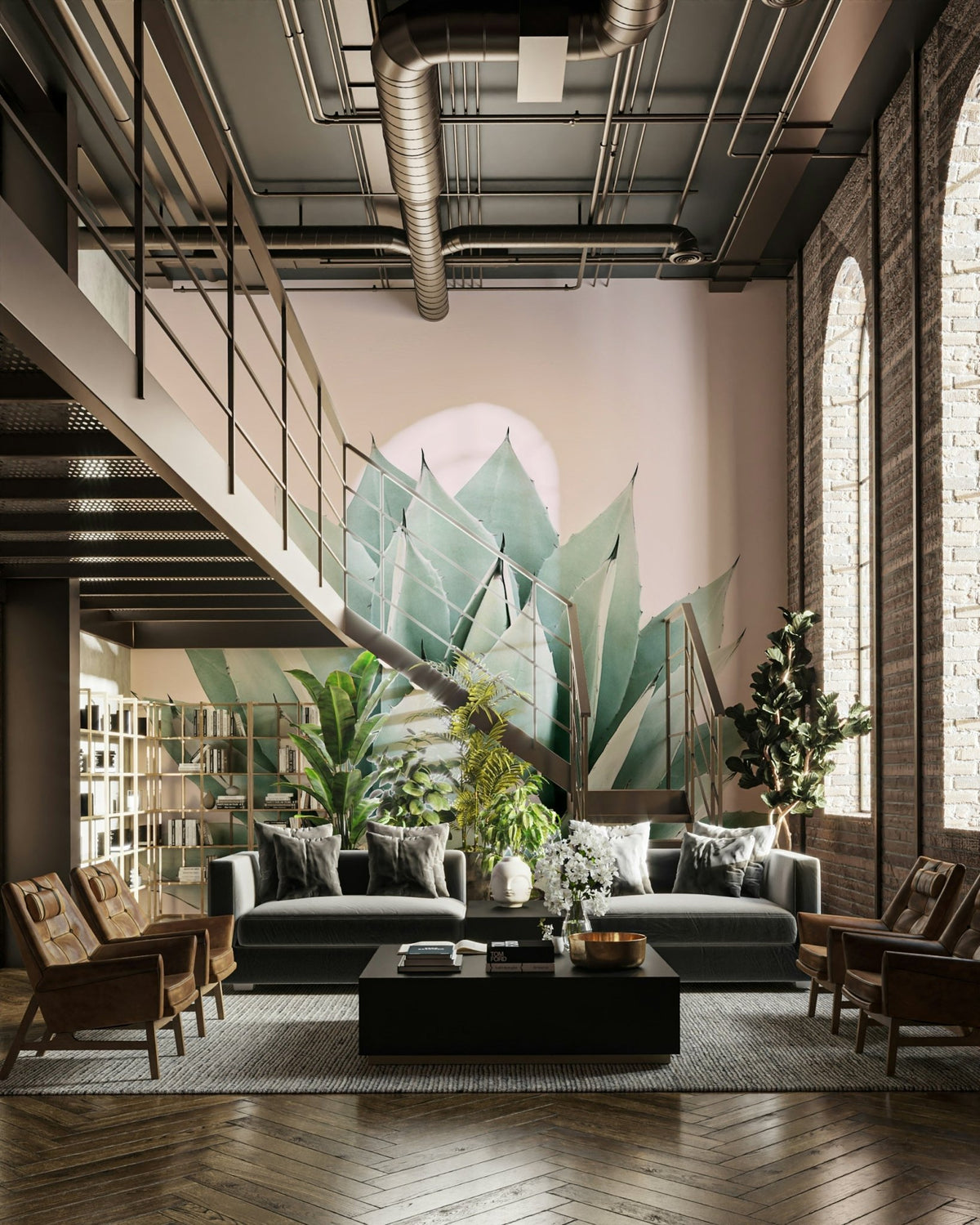 Travel-themed mural wallpaper GD722

