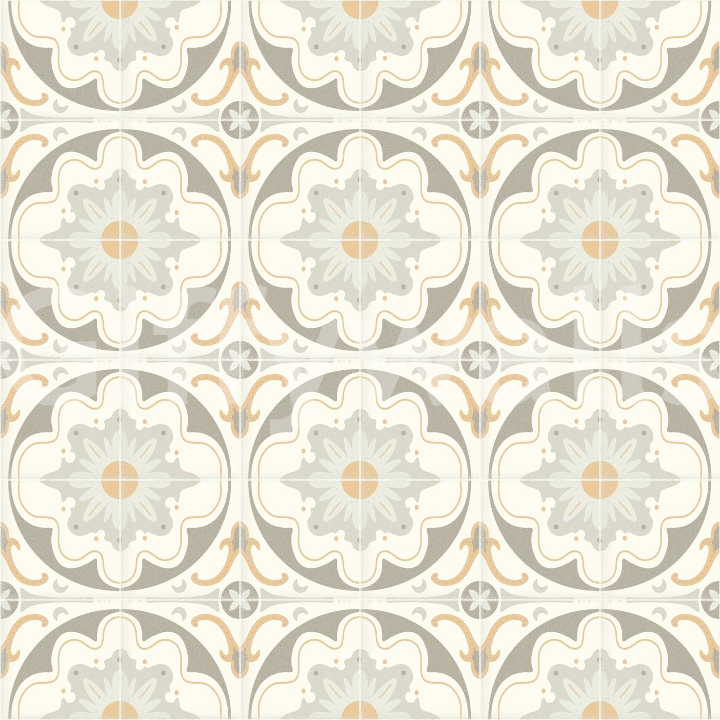 Unique tile wallpaper with a creative twist.

