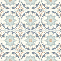 The wallpaper is applied smoothly, without visible seams.

