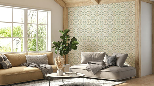 rustic vintage cement tile pattern

