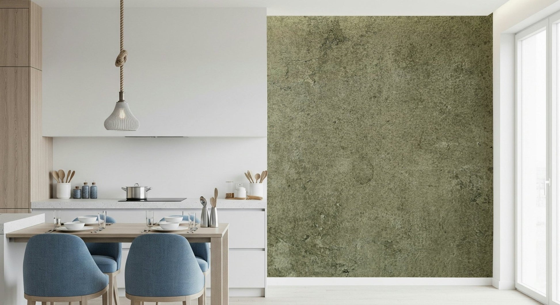 A serene subtle texture wall mural for your decor.