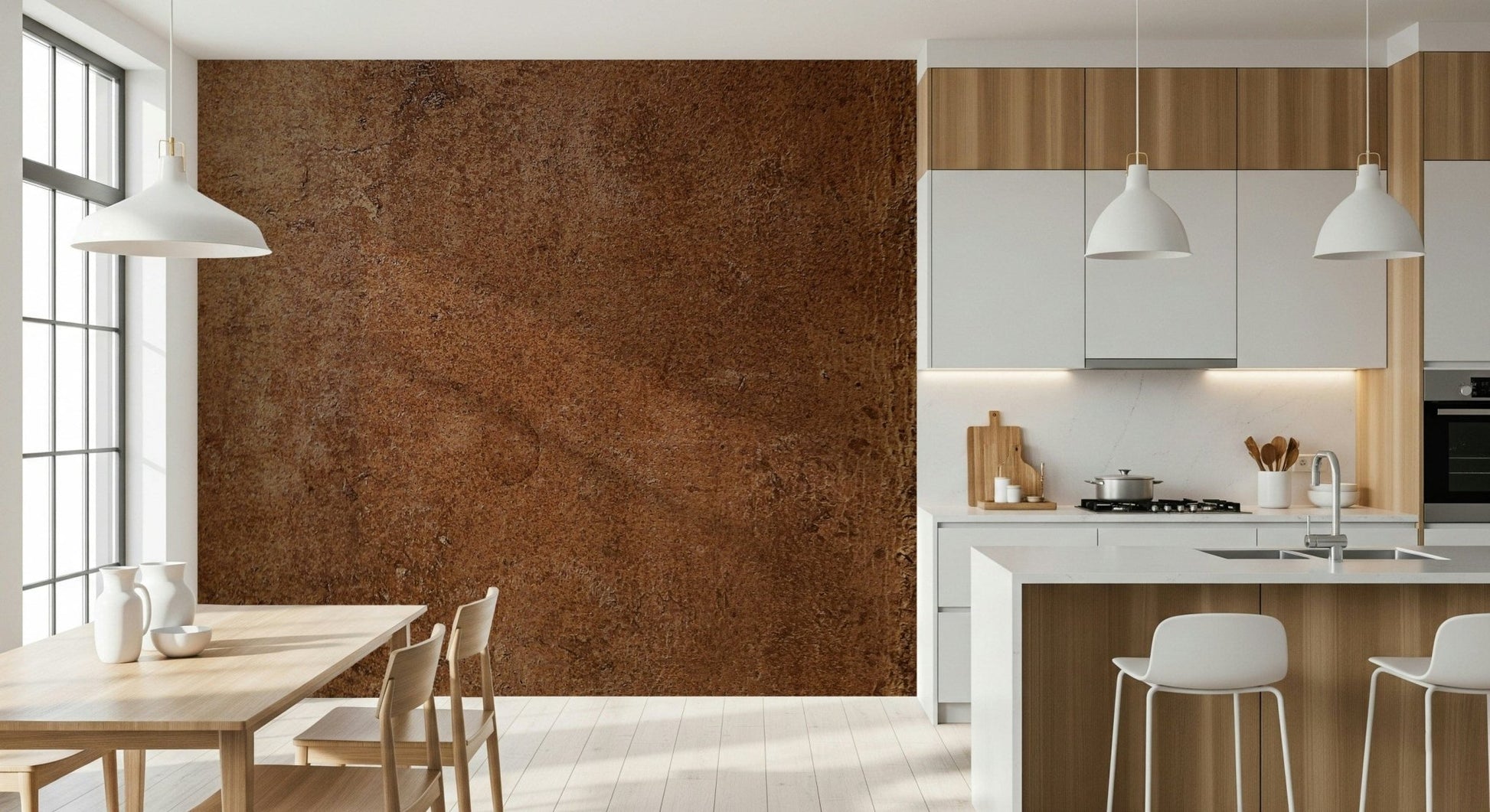 A serene subtle pattern wall mural for your decor.