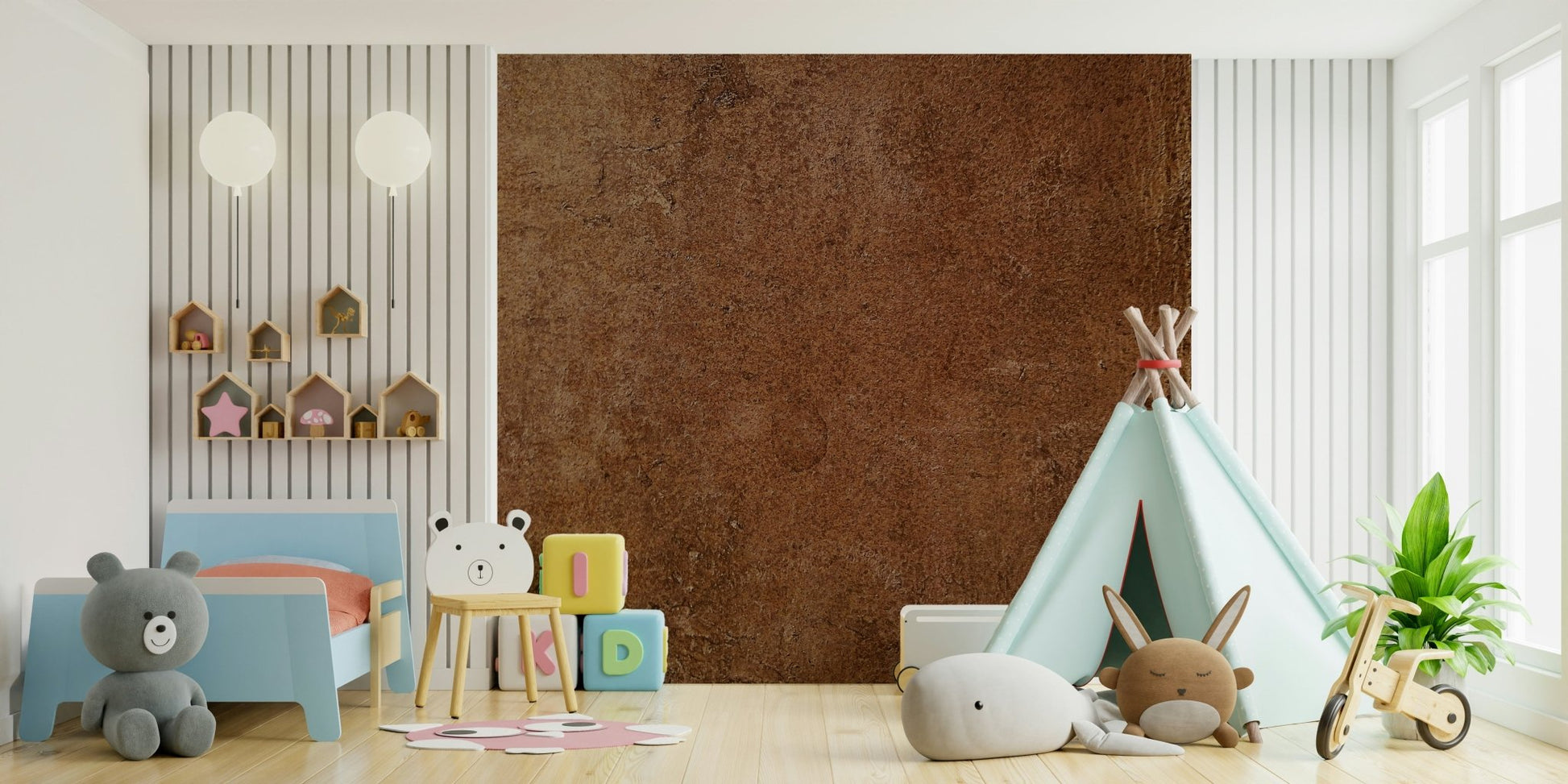 A beautiful modern art wall mural of delicate texture.