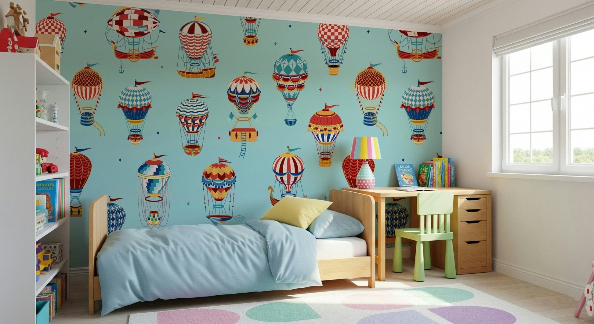 A classic whimsical wallpaper for walls.