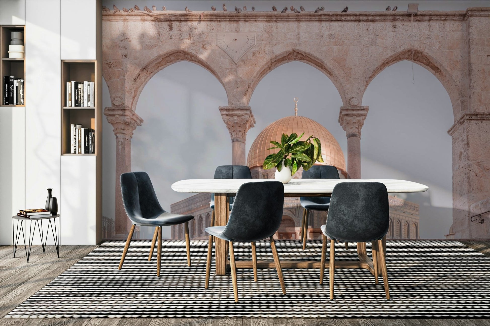 Intricate architectural details.

