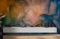 Alcohol Ink Medley Wallpaper Mural - Giffywalls