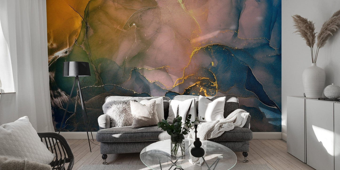 Artistic Alcohol Ink Medley Wallpaper
