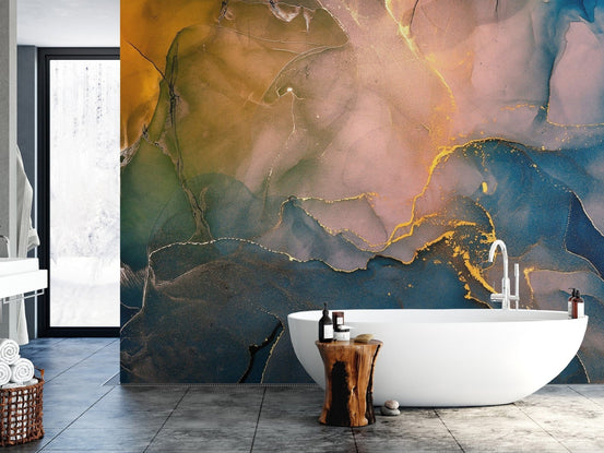Alcohol Ink Medley Wallpaper Mural - Giffywalls abstract-12