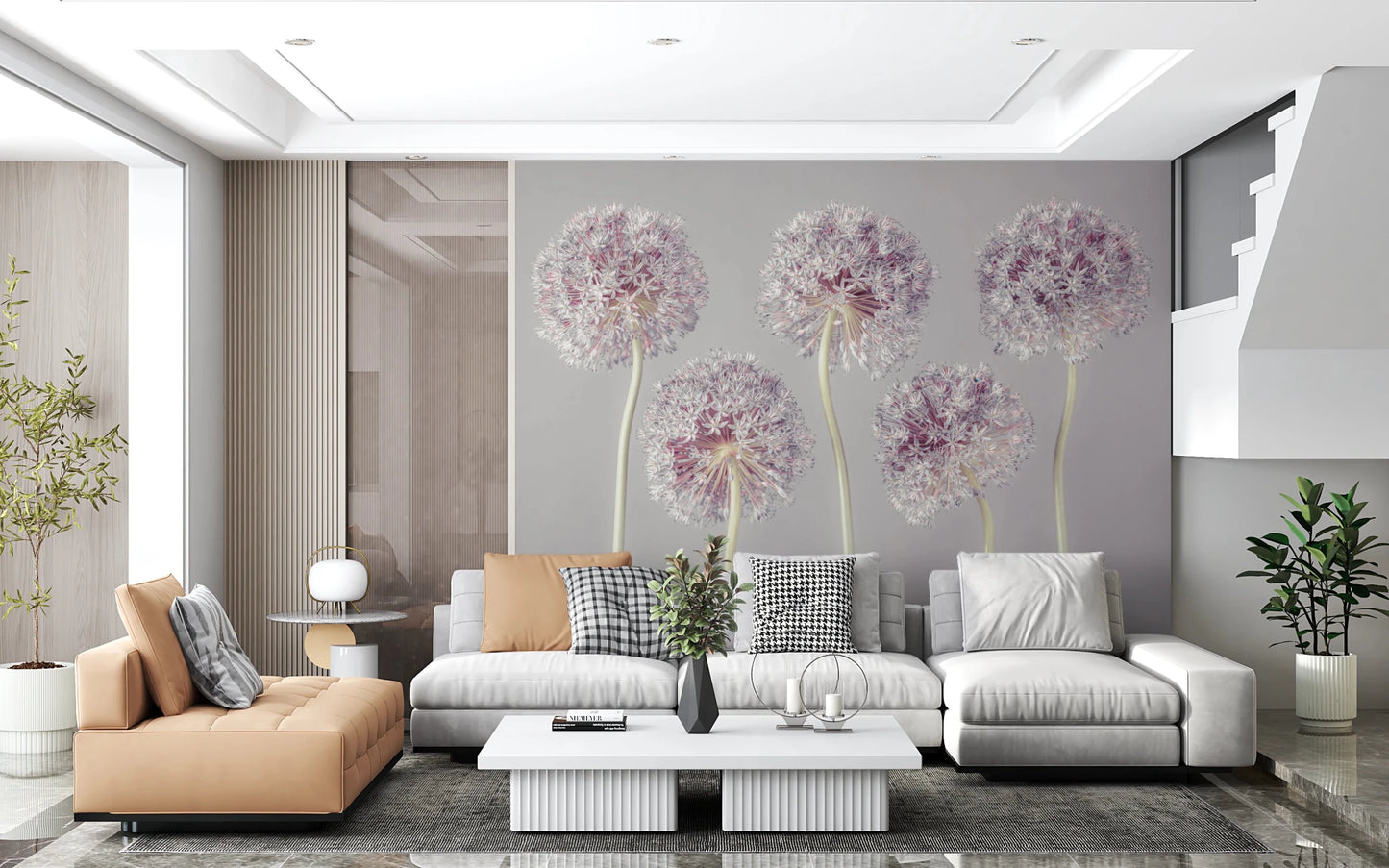 Allium Dreams Wall Mural