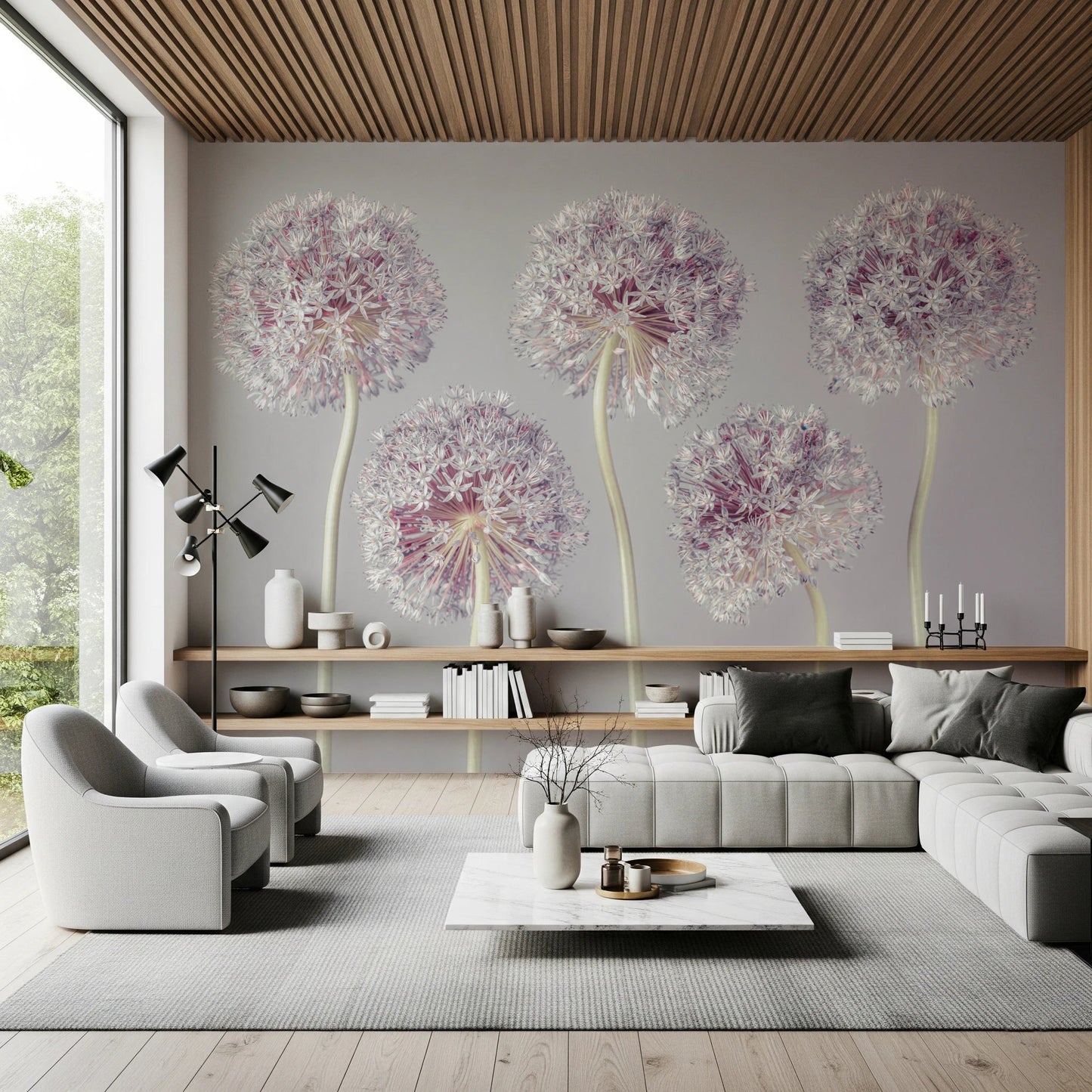 Allium Dreams Wall Mural