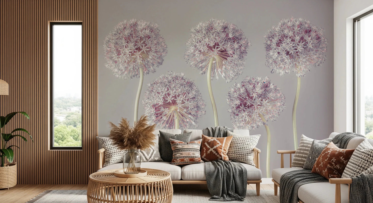 Allium Dreams Wall Mural
