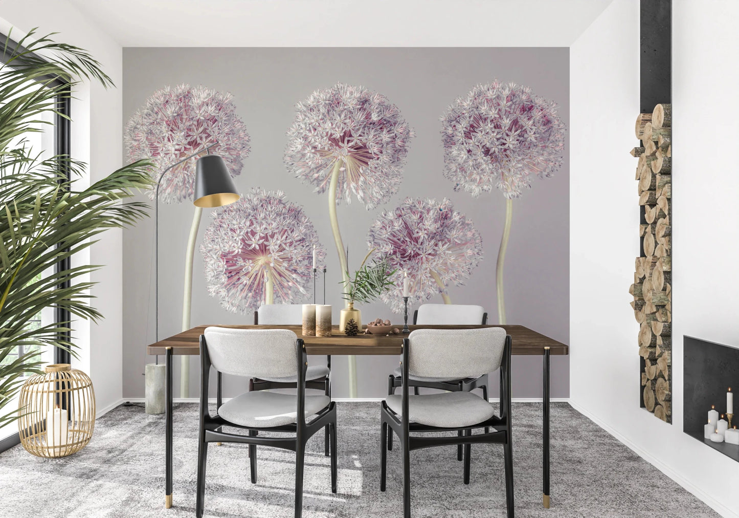 Allium Dreams Wall Mural