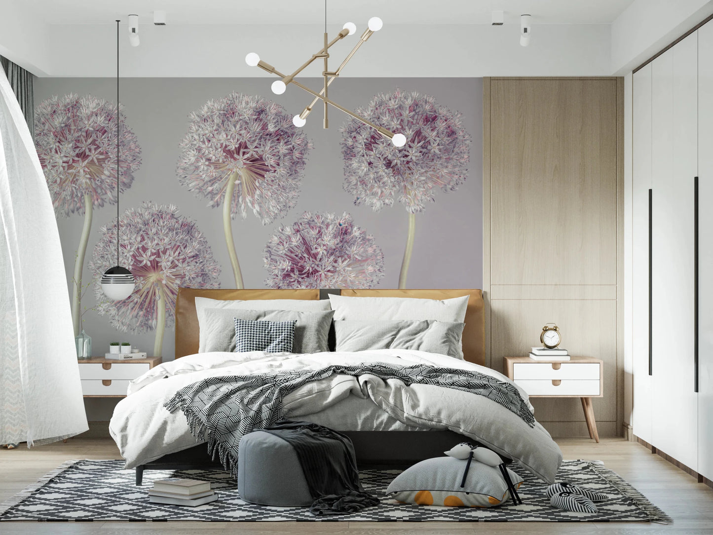 Allium Dreams Wall Mural