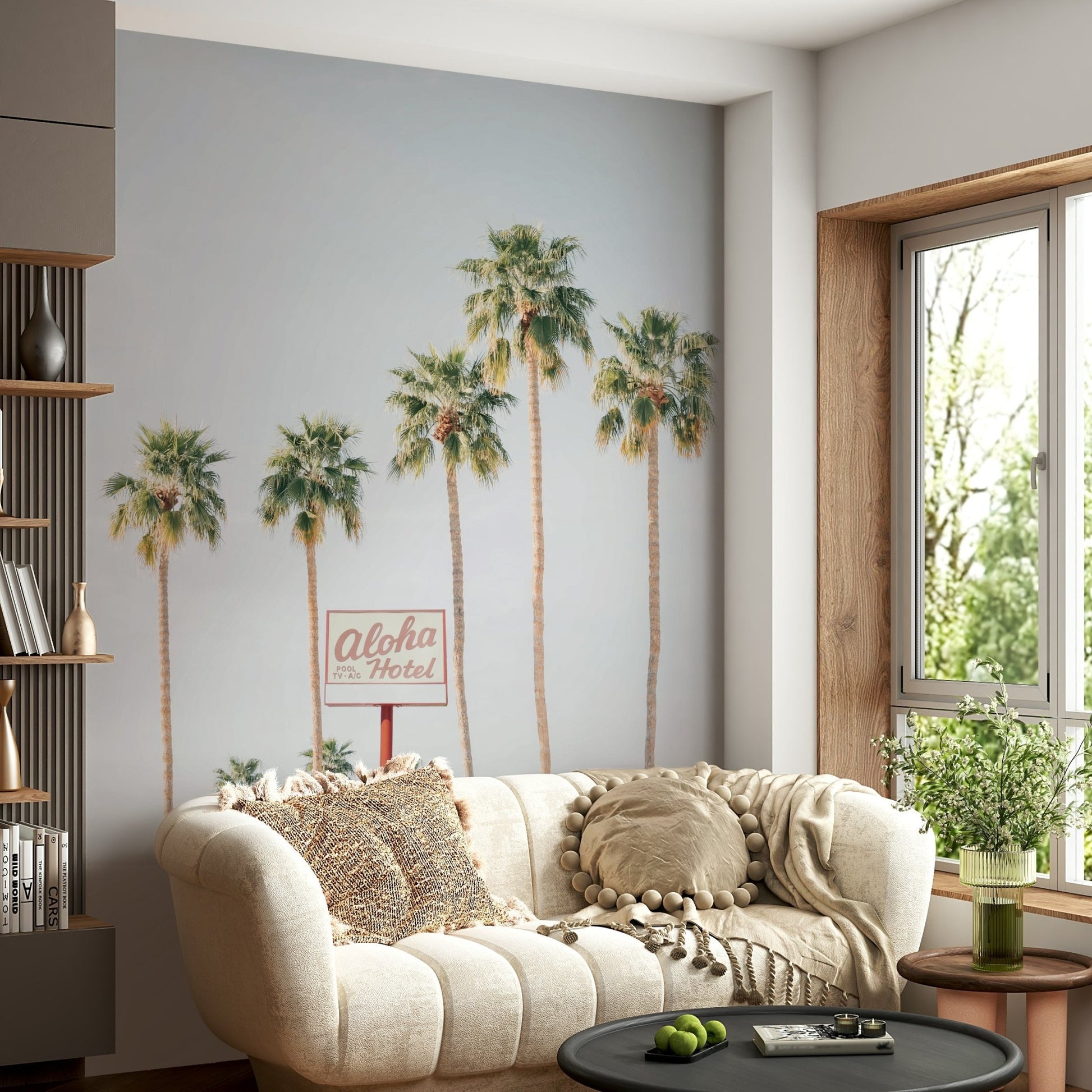 Aloha Hotel tropical wall mural

