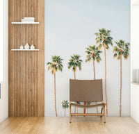 Hotel balcony tropical mural

