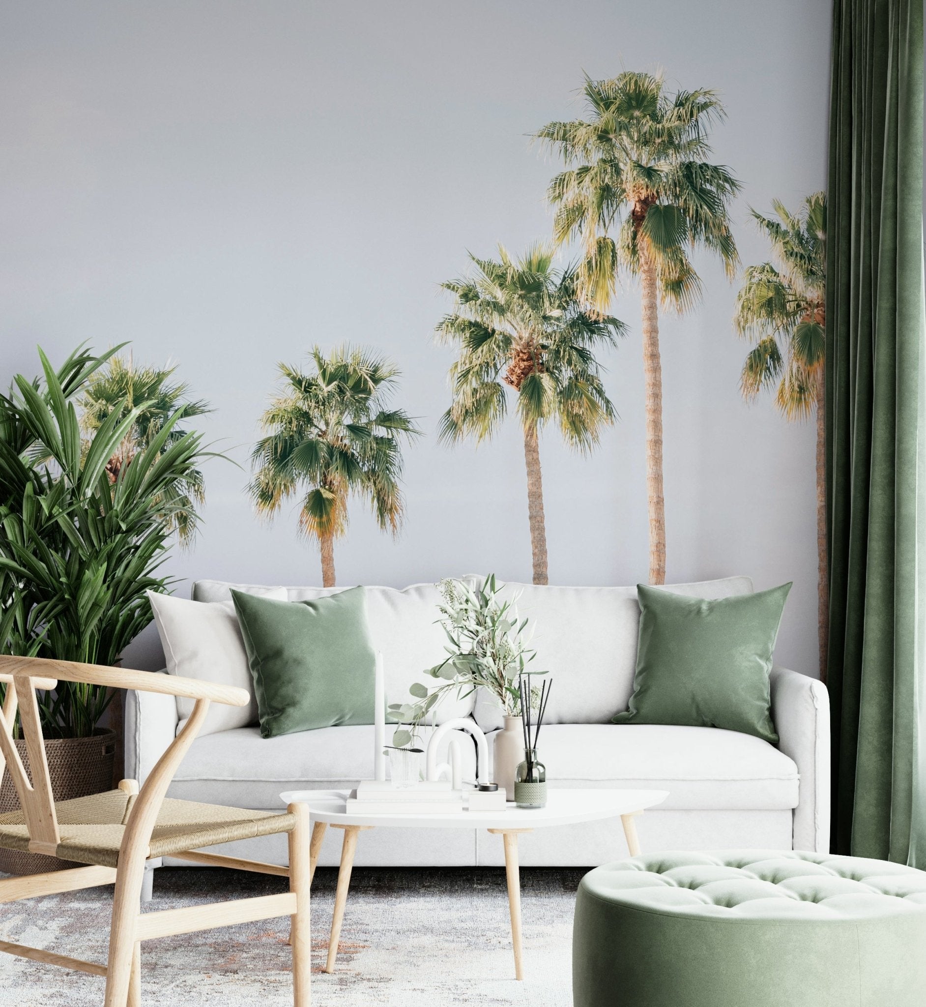 Aloha-themed wallpaper for rooms

