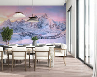 Durable and removable material is a feature of the Alpenglow Peaks panorama design option., GD9107