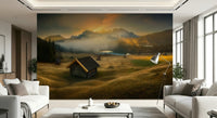 An artistic nature inspired mural for home decor., GD5933