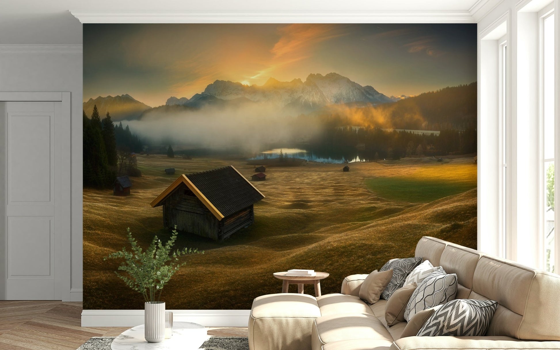 A classic natural theme wallpaper for walls., GD5933