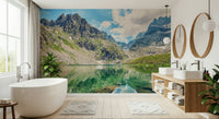 Alpine Lake Serenity Wall Mural