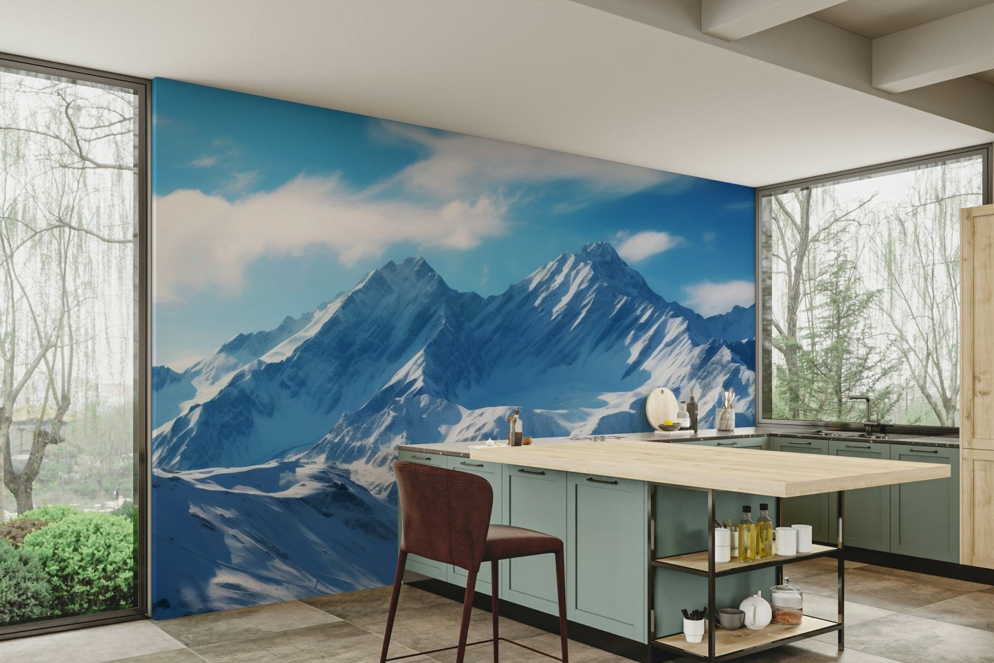 Towering alpine peaks. GD2970

