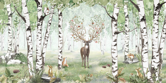 Amazing Antlers Summer Wallpaper For Wall