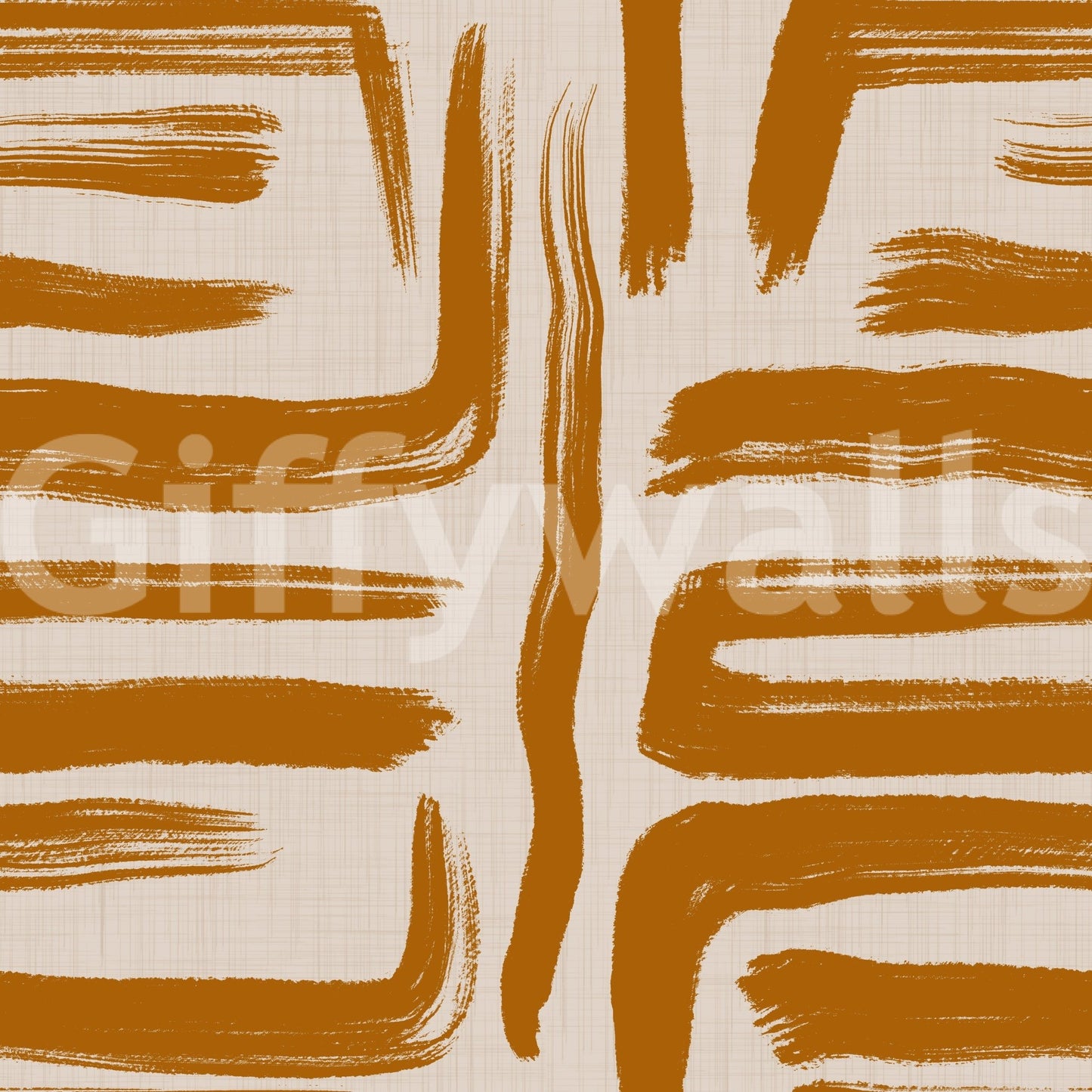 Amber brushstroke mid century wallpaper  GD649, GD650