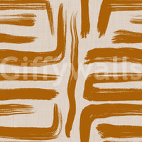 Amber brushstroke mid century wallpaper  GD649, GD650