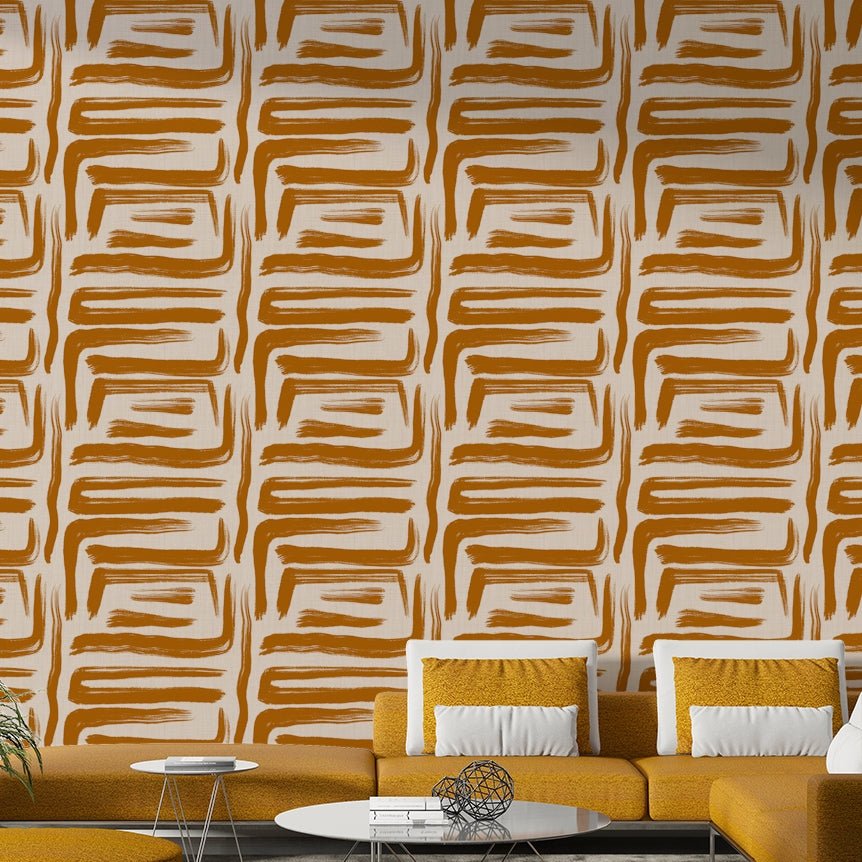 Modern abstract amber wall covering  GD649, GD650
